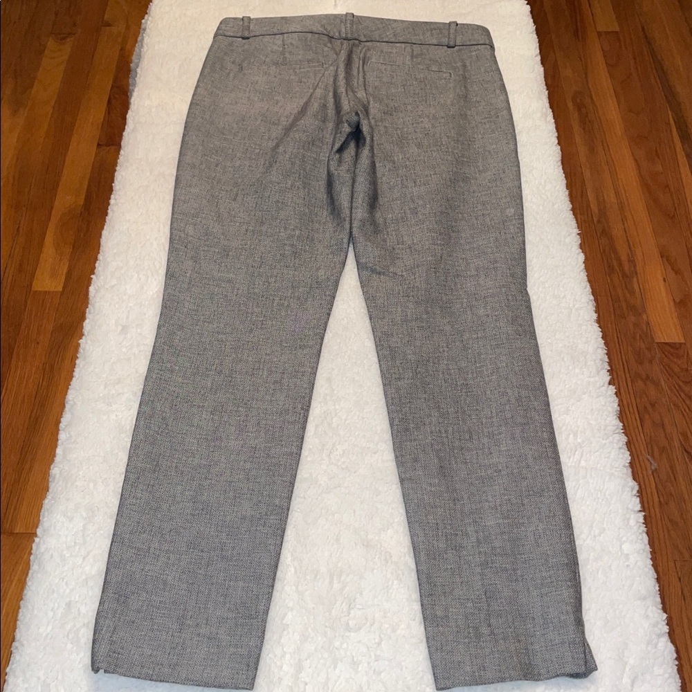 Banana Republic Sloan Charcoal & Black Dress Pants. Skinny. Low Rise. Size 4 - Picture 3 of 12